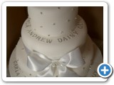 Wedding Cakes Gwynedd north wales, abersoch - whitesilver4tier